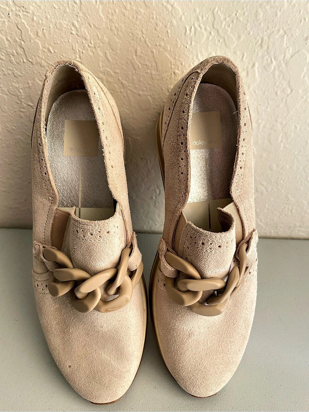 dolce vita Jhenee Platform Loafer Sneaker Beige US 7.5